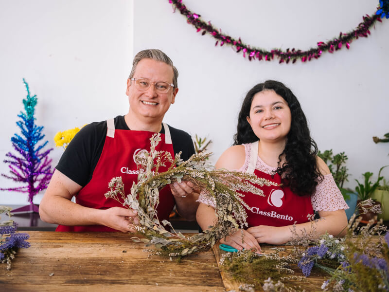 Make Date Nights Blossom with Wreath Classes in London